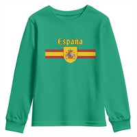 Espana Escudo Retro Spain Coat of Arms and Flag Español Youth Sweatshirt