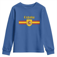 Espana Escudo Retro Spain Coat of Arms and Flag Español Youth Sweatshirt