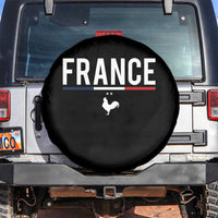 France Gallic Rooster Sports Throwback Design Vintage French Flag Spare Tire Cover