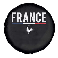 France Gallic Rooster Sports Throwback Design Vintage French Flag Spare Tire Cover