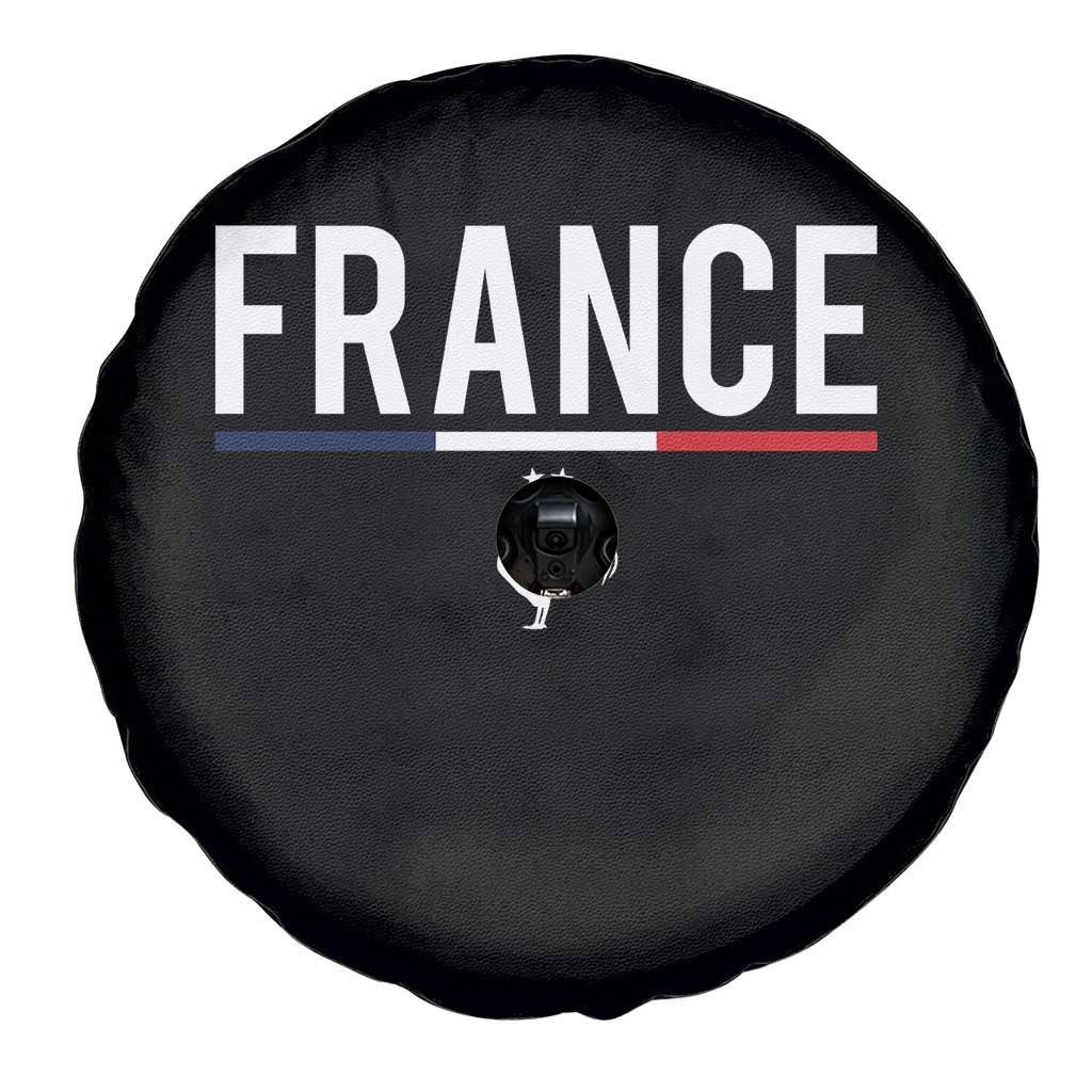 France Gallic Rooster Sports Throwback Design Vintage French Flag Spare Tire Cover