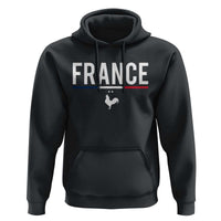 France Gallic Rooster Sports Throwback Design Vintage French Flag Hoodie