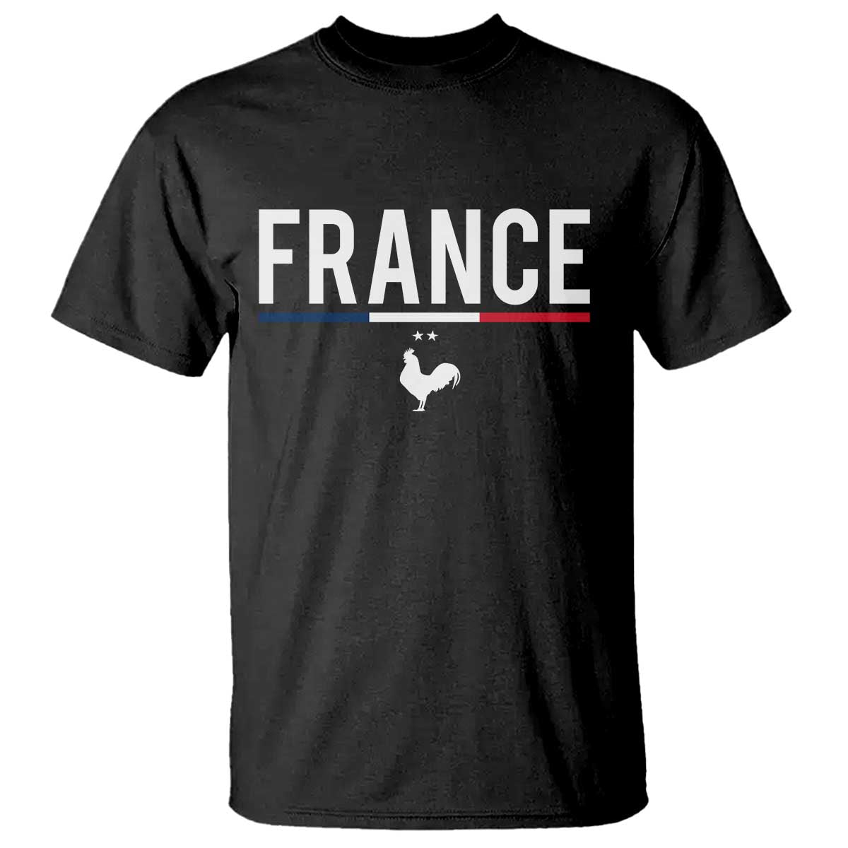 France Gallic Rooster Sports Throwback Design Vintage French Flag T Shirt
