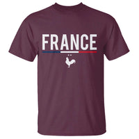 France Gallic Rooster Sports Throwback Design Vintage French Flag T Shirt