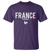 France Gallic Rooster Sports Throwback Design Vintage French Flag T Shirt