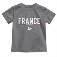 France Gallic Rooster Sports Throwback Design Vintage French Flag Toddler T Shirt