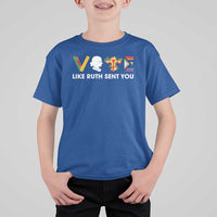 Vote Like Ruth Sent You T Shirt For Kid RBG Feminist Women's Rights - Wonder Print Shop