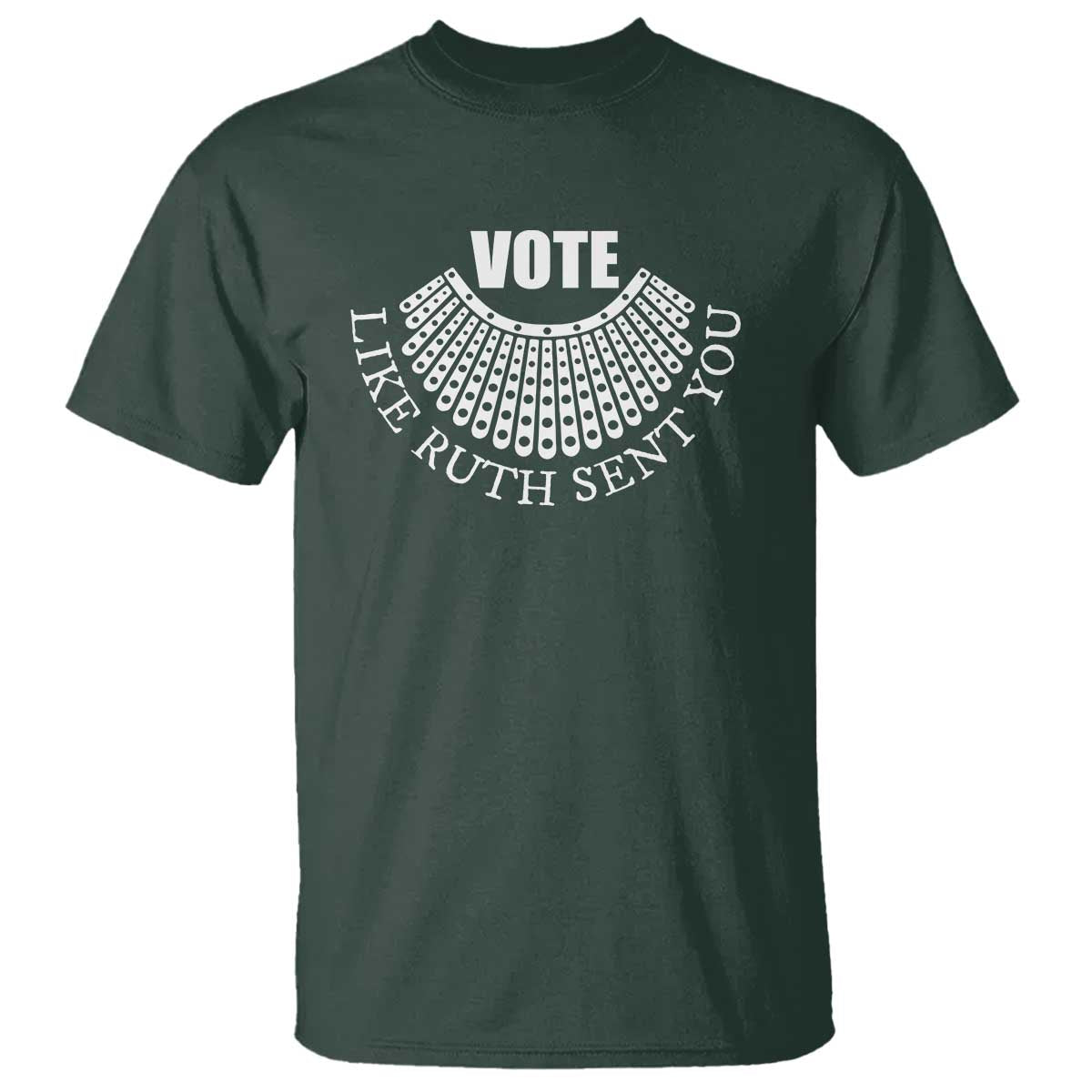 Vote Like Ruth Sent You T Shirt RBG Feminist Women's Rights - Wonder Print Shop