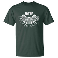 Vote Like Ruth Sent You T Shirt RBG Feminist Women's Rights - Wonder Print Shop