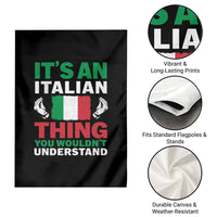 Its An Italian Thing You Wouldnt Understand Garden Flag Che Vuoi Italian Flag - Wonder Print Shop