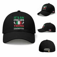 Its An Italian Thing You Wouldnt Understand Baseball Cap Che Vuoi Italian Flag