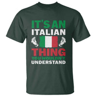 Its An Italian Thing You Wouldnt Understand T Shirt Che Vuoi Italian Flag - Wonder Print Shop
