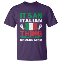 Its An Italian Thing You Wouldnt Understand T Shirt Che Vuoi Italian Flag - Wonder Print Shop