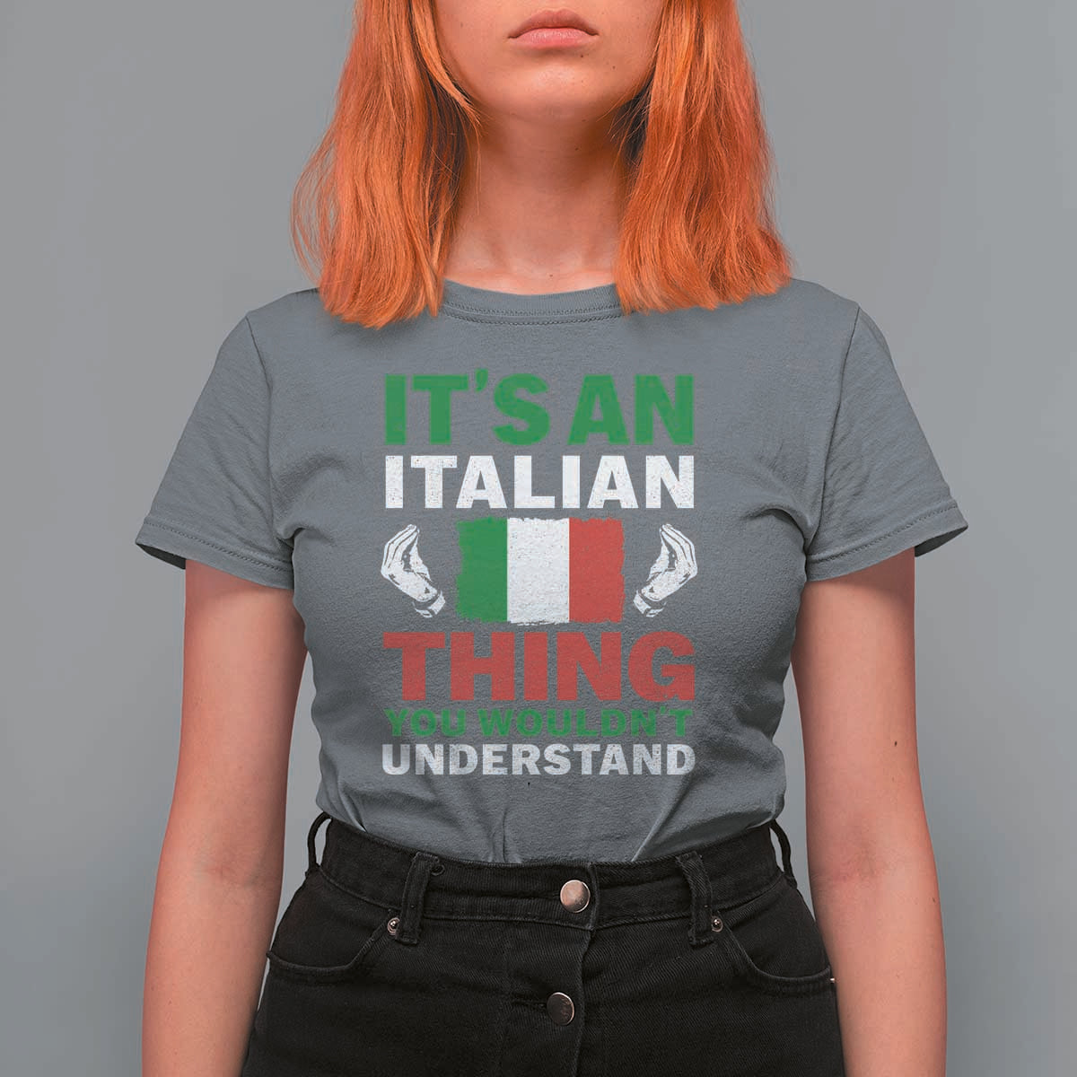 Its An Italian Thing You Wouldnt Understand T Shirt For Women Che Vuoi Italian Flag - Wonder Print Shop