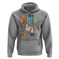 I'm Ready To Jump Into Pre-K Hoodie Back To School Rabbit Heart - Wonder Print Shop