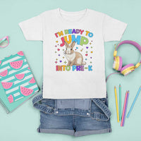 I'm Ready To Jump Into Pre-K T Shirt For Kid Back To School Rabbit Heart - Wonder Print Shop