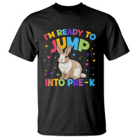 I'm Ready To Jump Into Pre-K T Shirt Back To School Rabbit Heart - Wonder Print Shop