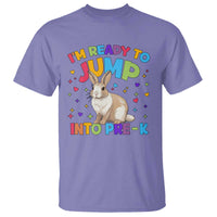 I'm Ready To Jump Into Pre-K T Shirt Back To School Rabbit Heart - Wonder Print Shop
