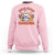 Halloween Teacher Sweatshirt Read More Books Cute Ghost Reading Pumpkin - Wonder Print Shop