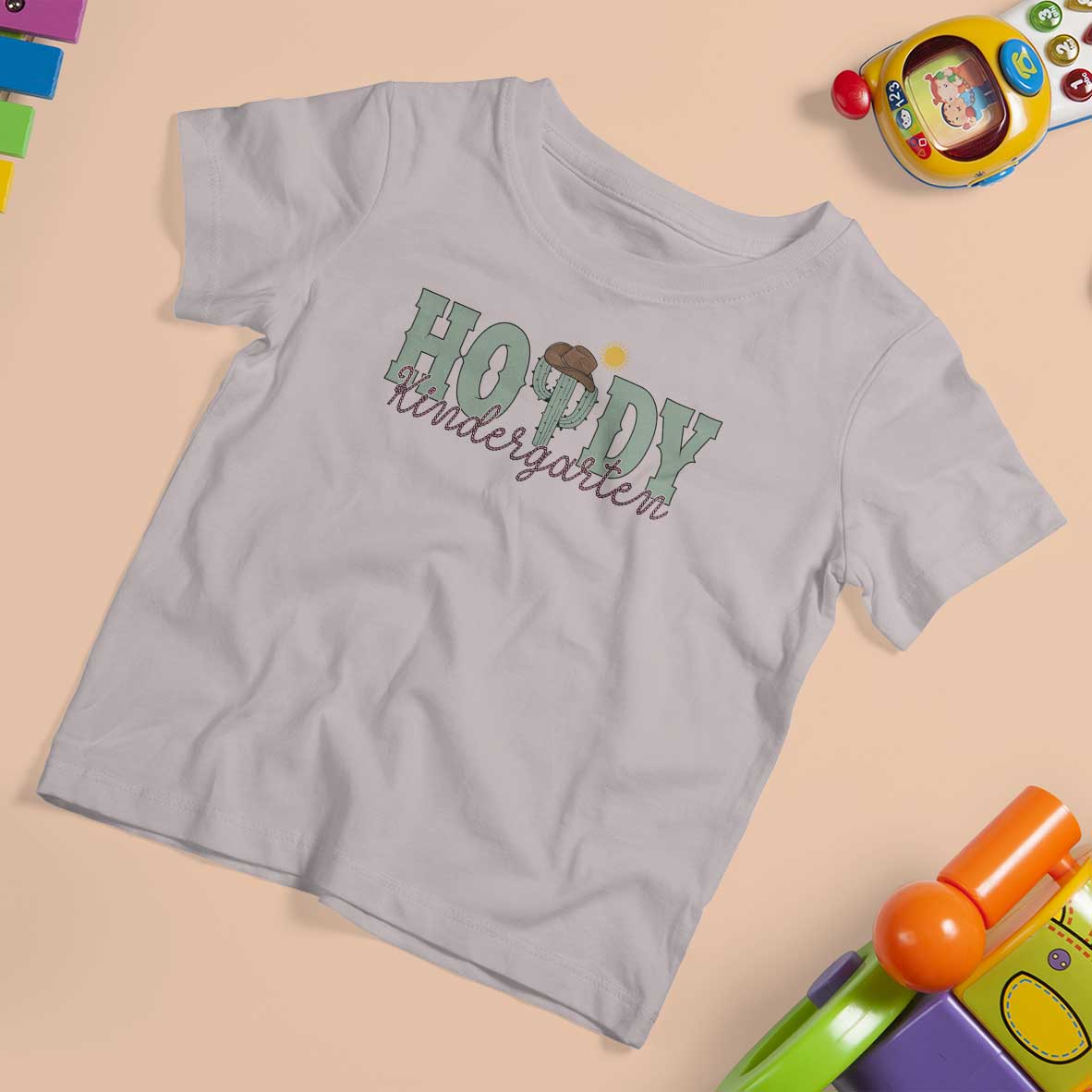 Howdy Kindergarten Teacher T Shirt For Kid Rodeo Country Western Cactus Cowboy - Wonder Print Shop