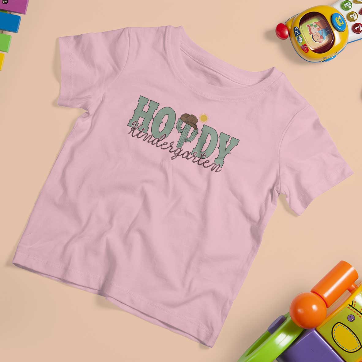 Howdy Kindergarten Teacher T Shirt For Kid Rodeo Country Western Cactus Cowboy - Wonder Print Shop