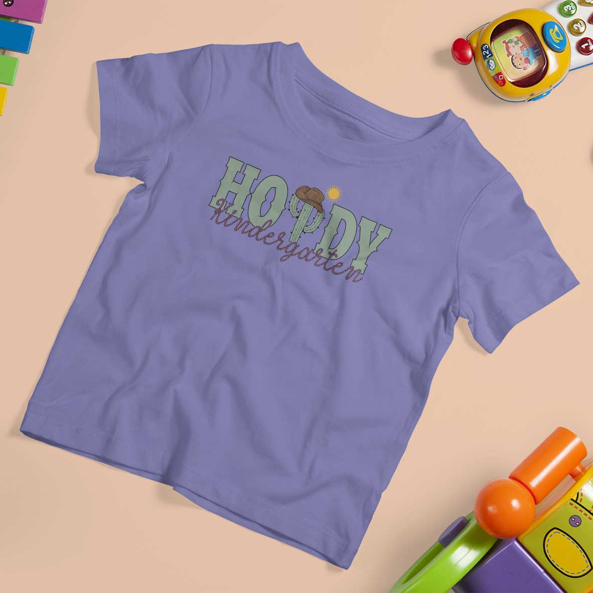 Howdy Kindergarten Teacher T Shirt For Kid Rodeo Country Western Cactus Cowboy - Wonder Print Shop