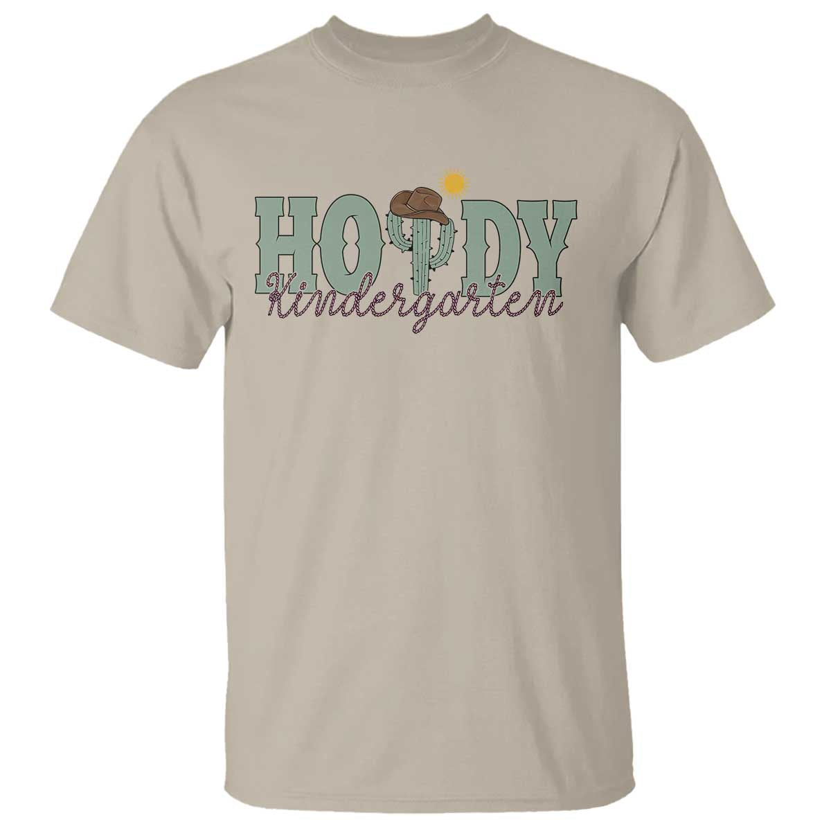 Howdy Kindergarten Teacher T Shirt Rodeo Country Western Cactus Cowboy - Wonder Print Shop