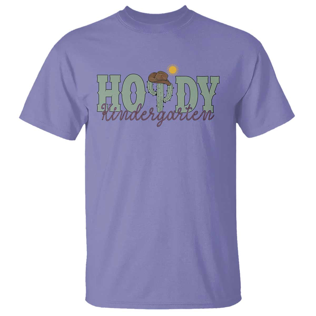 Howdy Kindergarten Teacher T Shirt Rodeo Country Western Cactus Cowboy - Wonder Print Shop