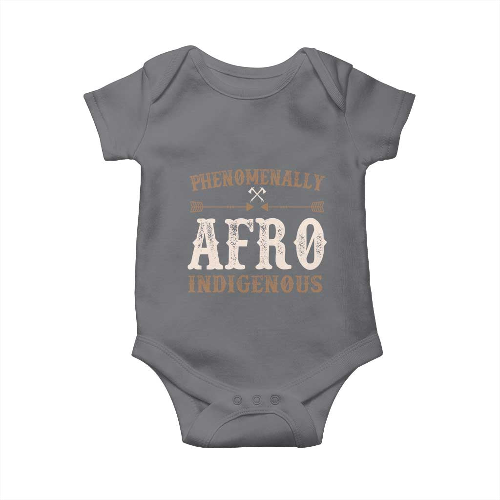 Proud Native American Phenomenally Afro Indigenous Baby Onesie - Wonder Print Shop