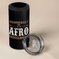 Proud Native American Phenomenally Afro Indigenous 4 in 1 Can Cooler Tumbler - Wonder Print Shop