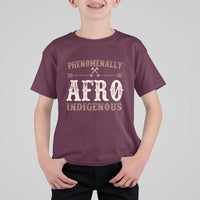 Proud Native American Phenomenally Afro Indigenous T Shirt For Kid - Wonder Print Shop
