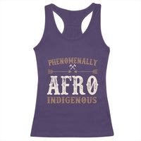 Proud Native American Phenomenally Afro Indigenous Racerback Tank Top - Wonder Print Shop