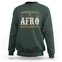 Proud Native American Phenomenally Afro Indigenous Sweatshirt - Wonder Print Shop