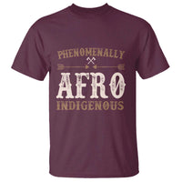 Proud Native American Phenomenally Afro Indigenous T Shirt - Wonder Print Shop