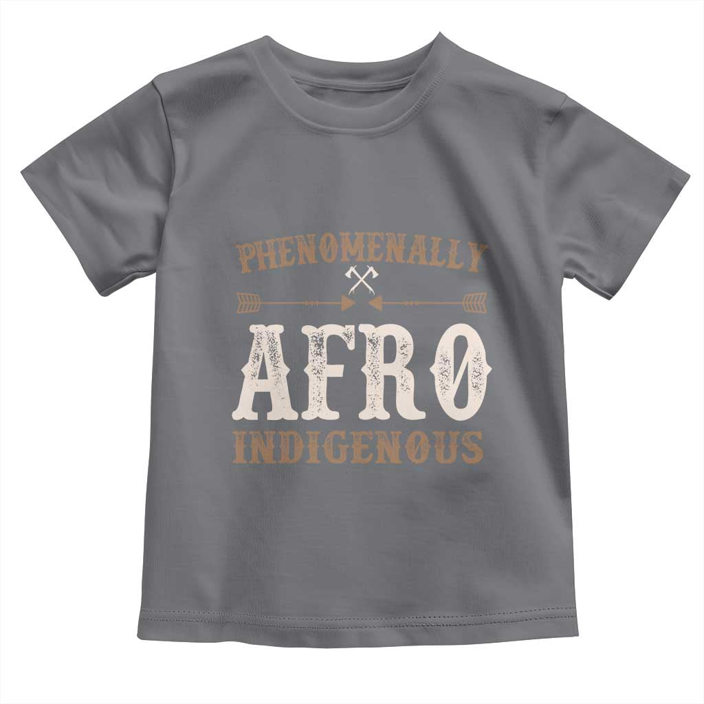 Proud Native American Phenomenally Afro Indigenous Toddler T Shirt - Wonder Print Shop