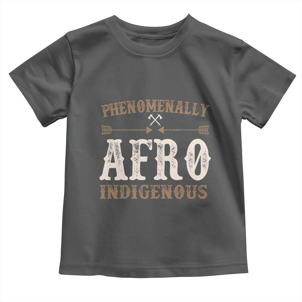 Proud Native American Phenomenally Afro Indigenous Toddler T Shirt - Wonder Print Shop