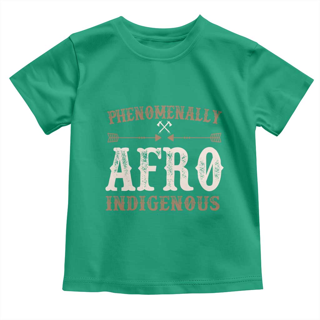Proud Native American Phenomenally Afro Indigenous Toddler T Shirt - Wonder Print Shop
