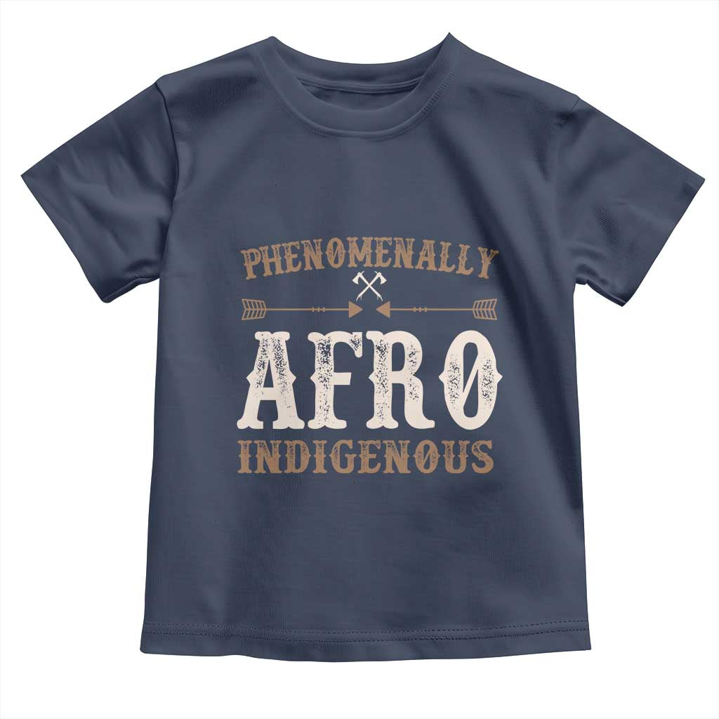 Proud Native American Phenomenally Afro Indigenous Toddler T Shirt - Wonder Print Shop