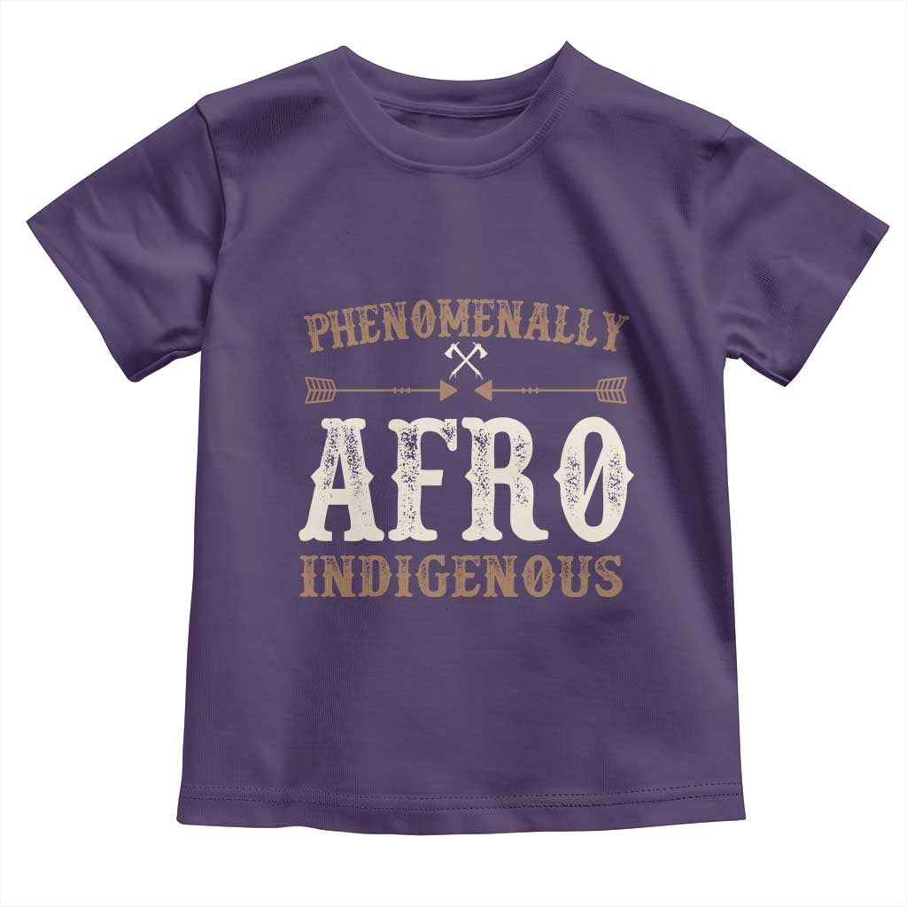 Proud Native American Phenomenally Afro Indigenous Toddler T Shirt - Wonder Print Shop