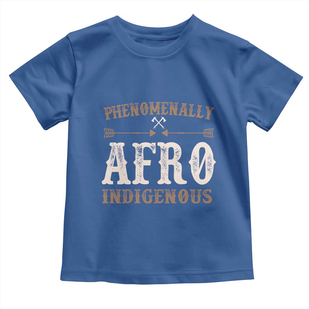 Proud Native American Phenomenally Afro Indigenous Toddler T Shirt - Wonder Print Shop
