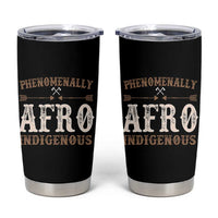 Proud Native American Phenomenally Afro Indigenous Tumbler Cup - Wonder Print Shop