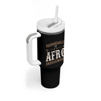 Proud Native American Phenomenally Afro Indigenous Tumbler With Handle - Wonder Print Shop