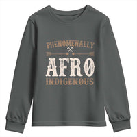 Proud Native American Phenomenally Afro Indigenous Youth Sweatshirt - Wonder Print Shop