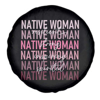 Native Woman Resilient Strong Inspiring Spirited Spare Tire Cover American Indian Pride - Wonder Print Shop