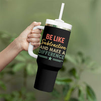 Funny Be Like Subtraction And Make A Difference Tumbler With Handle Math Teacher - Wonder Print Shop