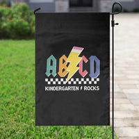 ABCD Kindergarten Rock And Roll Garden Flag Teachers Back To School - Wonder Print Shop