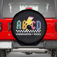 ABCD Kindergarten Rock And Roll Spare Tire Cover Teachers Back To School - Wonder Print Shop