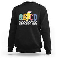 ABCD Kindergarten Rock And Roll Sweatshirt Teachers Back To School - Wonder Print Shop