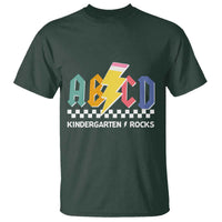 ABCD Kindergarten Rock And Roll T Shirt Teachers Back To School - Wonder Print Shop