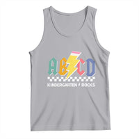 ABCD Kindergarten Rock And Roll Tank Top Teachers Back To School - Wonder Print Shop